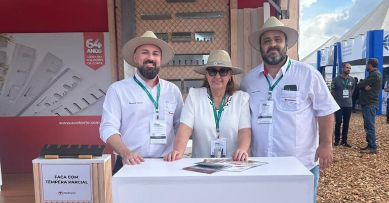 Participação na Expo Minas Florestal reforça o compromisso da Açokorte com inovação e tecnologia no setor